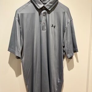 Under Armour Gray Athletic Polo Shirt